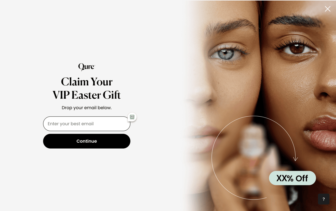 A pop-up, a post-purchase flow opt-in, a checkout flag.